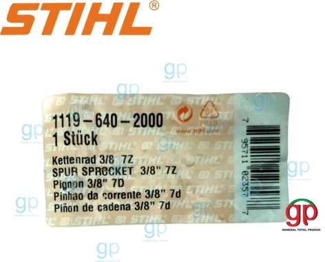 Chain Sproket MS 381 STIHL Mesin Chainsaw MS381 1119-640-2000