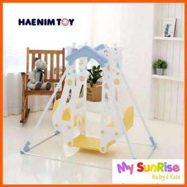 READY STOCK !! Mainan Ayunan anak / POPO DOUBLE SWING / HAENIM DS 710