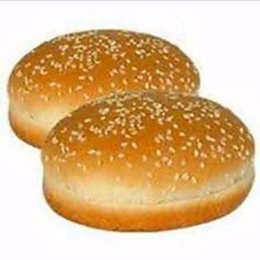 Roti Burger wijen JUMBO dapat 2pcs