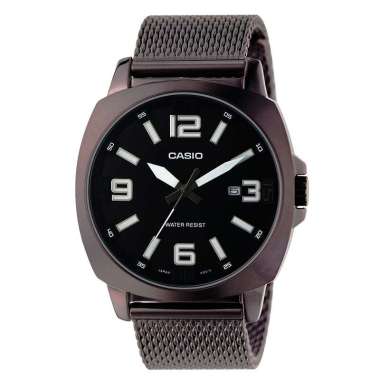 CASIO Enticer MTP 1350DD -1A Nylon + Mesh Bracelet Analog Original Garansi Resmi Jam Tangan Pria