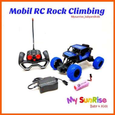 Mainan Die Cast RC Jeep Striker Rock Climbing / Mainan Mobil Remote Control
