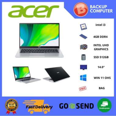 ACER A514-54-39E7 Intel Ci31115G4 Intel UHD Graphics 4GB 512SSD