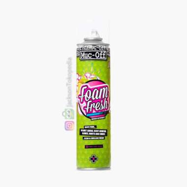Muc Off Foam Fresh 400ml / Pembersih Pewangi Helm Sepatu Sarung Tangan 100 % ORIGINAL Multicolor