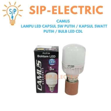 CAMUS LAMPU LED CAPSUL 5W PUTIH / KAPSUL 5WATT PUTIH / BULB LED CDL