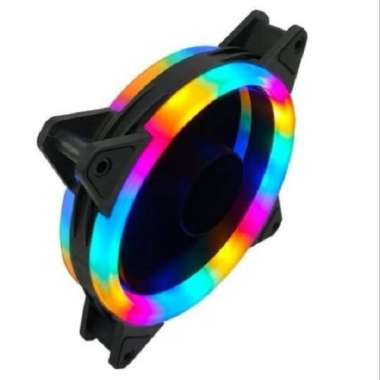 Fan Case / Casing PC Murah Dual Ring RGB