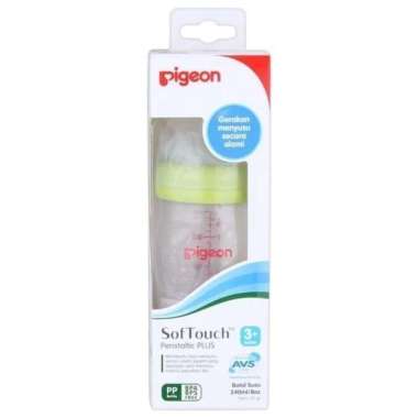 botol susu pigeon wideneck 160ml/240ml 240ml
