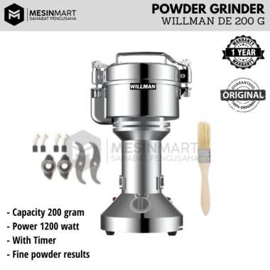 Mesin Giling Bumbu Rempah/ Penepung/ Spice Herb Grinder/ Miller DE200G