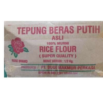 Tepung beras Rose brand 20 x 500g dus / Tepung Beras Putih rose brand