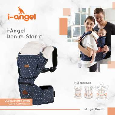 i-Angel Gendongan Bayi / i-Angel Denim - Gendongan bayi DENIM STARLIT