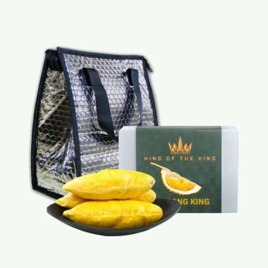 King Fruit Durian Kupas Frozen Premium Dengan Packaging Thermal Bag Musang King+Thermal Bag
