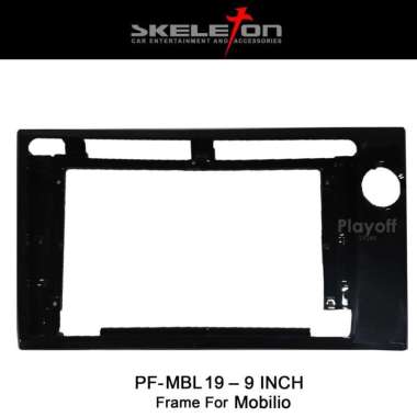 Frame Head Unit Mobilio Android 9 Inch Skeleton Hitam