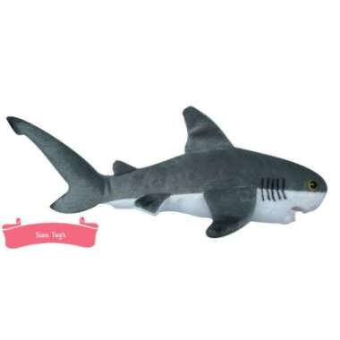Boneka Ikan Hiu Sirip Hitam (Blacktip Reef Shark) Multicolor