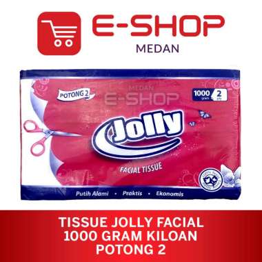 Tisu Tissue Jolly Facial /Muka 1000 gram 1000gram 2ply Potong 2 Kiloan