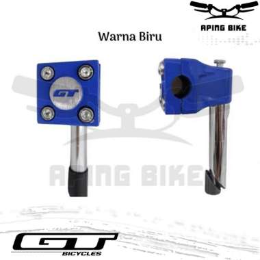 Stem GT Sepeda BMX Tiang Stang Bango GT Sepeda BMX Biru