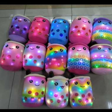 Boneka boba jumbo bubble rainbow