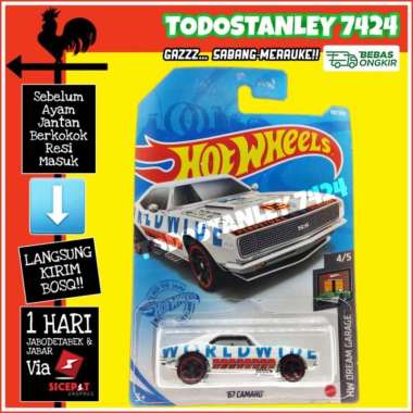Hot Wheels 67 Camaro Putih