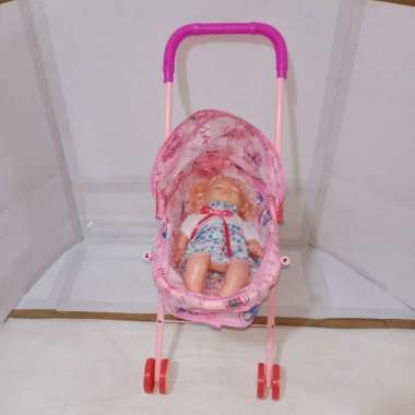 mainan dorongan bayi boneka besi