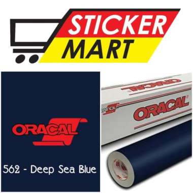 Sticker Oracal 651 562 Deep sea blue Glossy atau Matte Multicolor