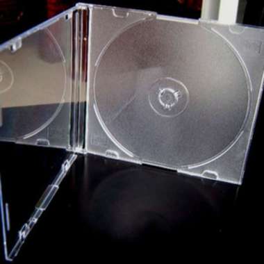 Kotak CD/DVD Mika Transparant