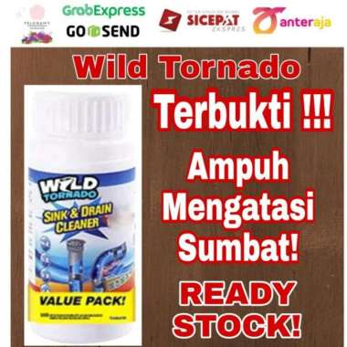 WILD TORNADO Ampuh Membersihkan Pipa Toilet dan Wastafel READY STOCK