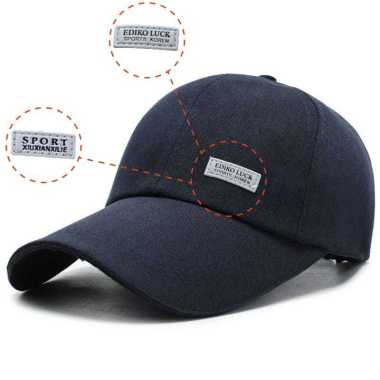 Baseball cap : EDIKO LUCK - Topi baseball topi golf topi pria topi wanita One Size NAVY