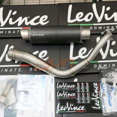 Leovince GP CORSA CARBON MATTE Original fullsystem PCX 150 2018 LOKAL Multicolor