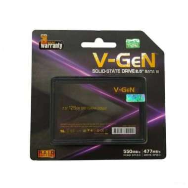 SSD VGEN 128GB SATA 3 SSD MEMORY V-GEN 128 GB ORIGINAL GARANSI RESMI