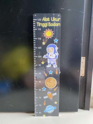 Alat Ukur Tinggi Badan Anak Bahan Kayu