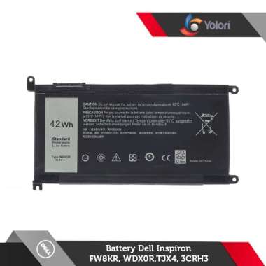 Baterai FW8KR WDX0R TJX4 for Dell Inspiron 7368 7460 7472 Original