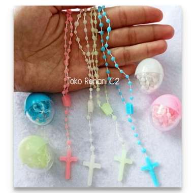 0Rosario Kotak Telur - Rosario Mini - Rosario Anak - Kalung Rosario