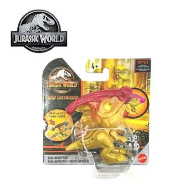 img Jurassic World Camp Cretaceous PARASAUROLOPHUS Snap Squad Mattel Mainan Anak Figure