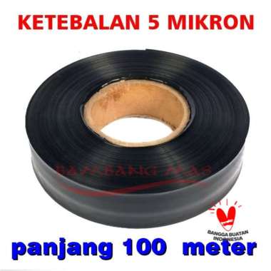 Selang drip irigasi tetes 1/2 in 3/4 dim 5 mikron panjang 100 meter