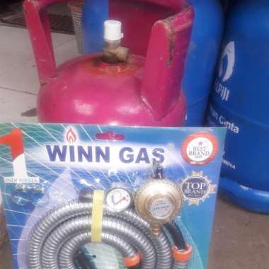 Tabung gas LPG 5.5kg + ISI + slang & regulator meter