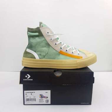 platform converse lime green