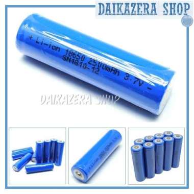 Baterai Li-ion 18650 2500mAh 3.7V Button Top
