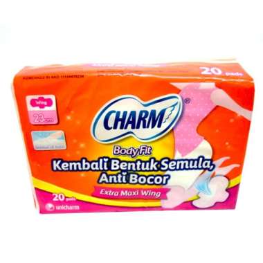 Promo Harga Charm Body Fit Extra Maxi Wing 20 pcs - Blibli