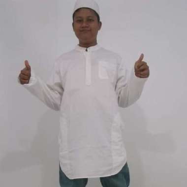 kurta Pakistan putih xxxl (tanpa celana) XXL
