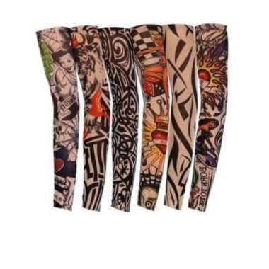 Manset tangan TATO sarung tangan lengan tatoo palsu 112