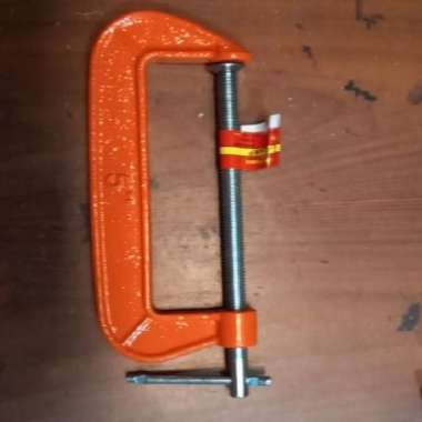Klem Clamp C G Catok Press Jepit Besi Kayu 5" Inch Bison