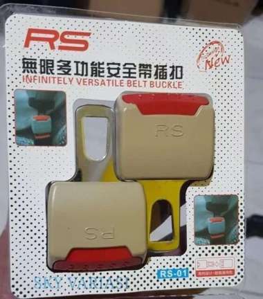 Colokan Safety Belt Safetybelt Universal Isi 2Pcs Luxio Brown