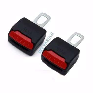 Colokan Safety Belt Safetybelt Universal Isi 2Pcs Luxio Black