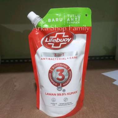 LIFEBUOY Sabun Mandi Cair 3in1 Pouch 450ml