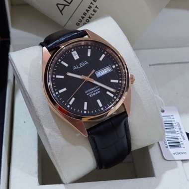 Jam Tangan Alba Automatic Pria AL4330 AL4330X1 Original Bergaransi Resmi 1 Tahun