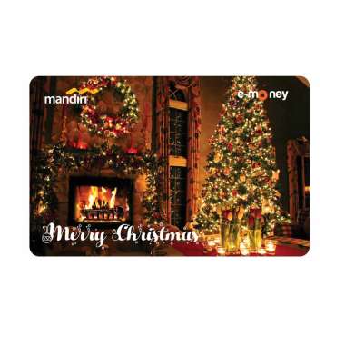 Mandiri E-Money Winlycollections Natal Merry Christmas Etoll Kartu Emoney Etoll [1 Sisi / Saldo 30.0
