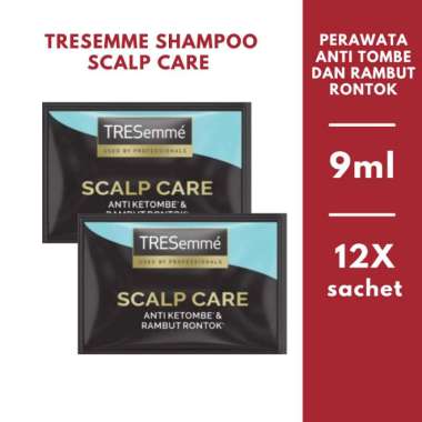 Promo Harga TRESEMME Shampoo Scalp Care per 12 sachet 9 ml - Blibli