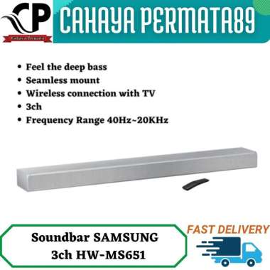 Soundbar SAMSUNG HW-MS651 3ch Curved Soundbar Wireless HWMS651