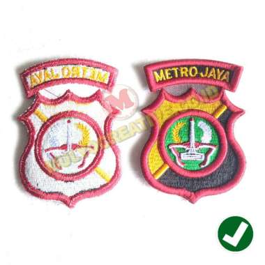 Bordir Polda Bordir Timbul – Emblem Bordir Polda Metro Jaya Mulyocreative