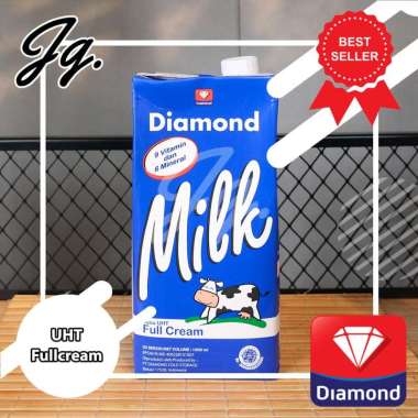 Promo Harga Diamond Milk UHT Full Cream 1000 ml - Blibli