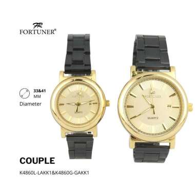 Fortuner Jam Tangan Couple Analog Water Resistant Delaney