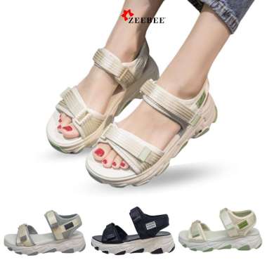 ZeeBee Sepatu Sandal Tali Wanita Jolin Tebal Sol 5cm